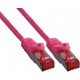 Inline 76411M. Cable FTP Cat.6. 1m Rosa 76411M